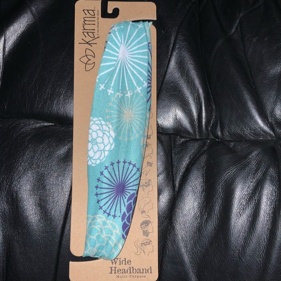 Karma Wide Boho Headband Multipurpose - Picture 1 of 3